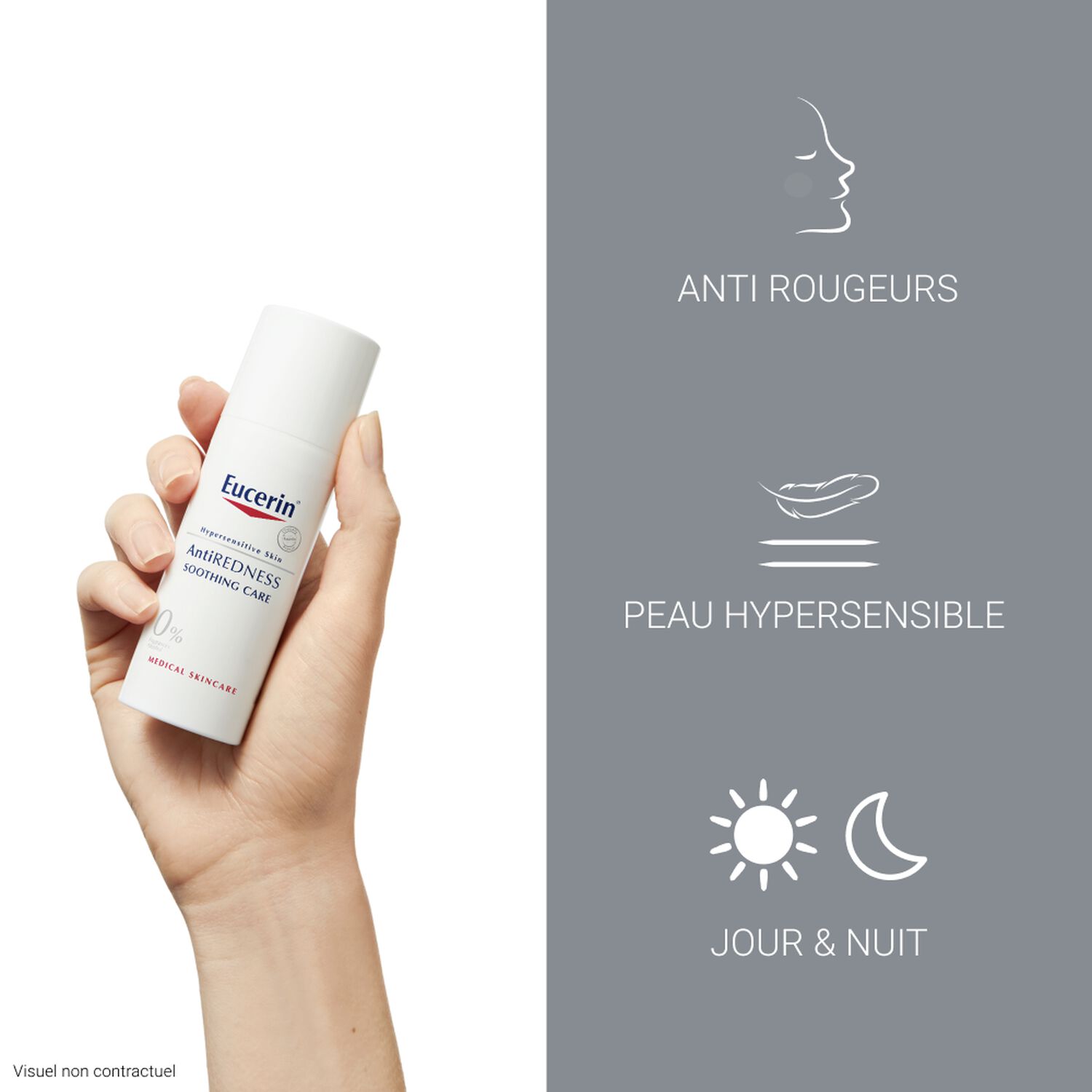 Eucerin Anti-Rougeurs Soin Jour & Nuit Apaisant - Peaux Hypersensibles