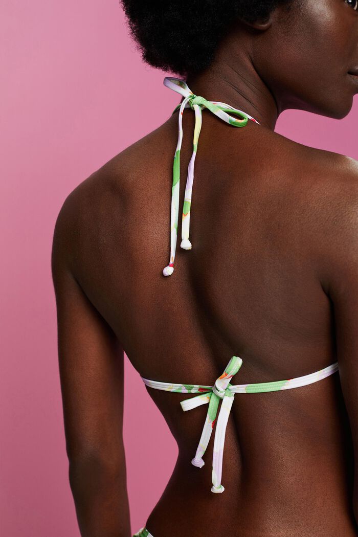 Recycelt: wattiertes Triangel-Top
