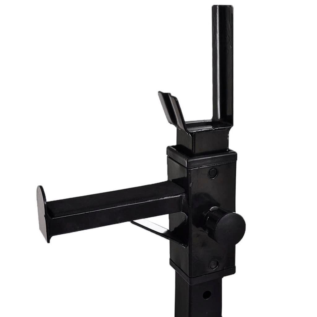 vidaXL Hantelbank Kniebeugen-/Langhantelständer mit Hantel-Set 30,5 kg