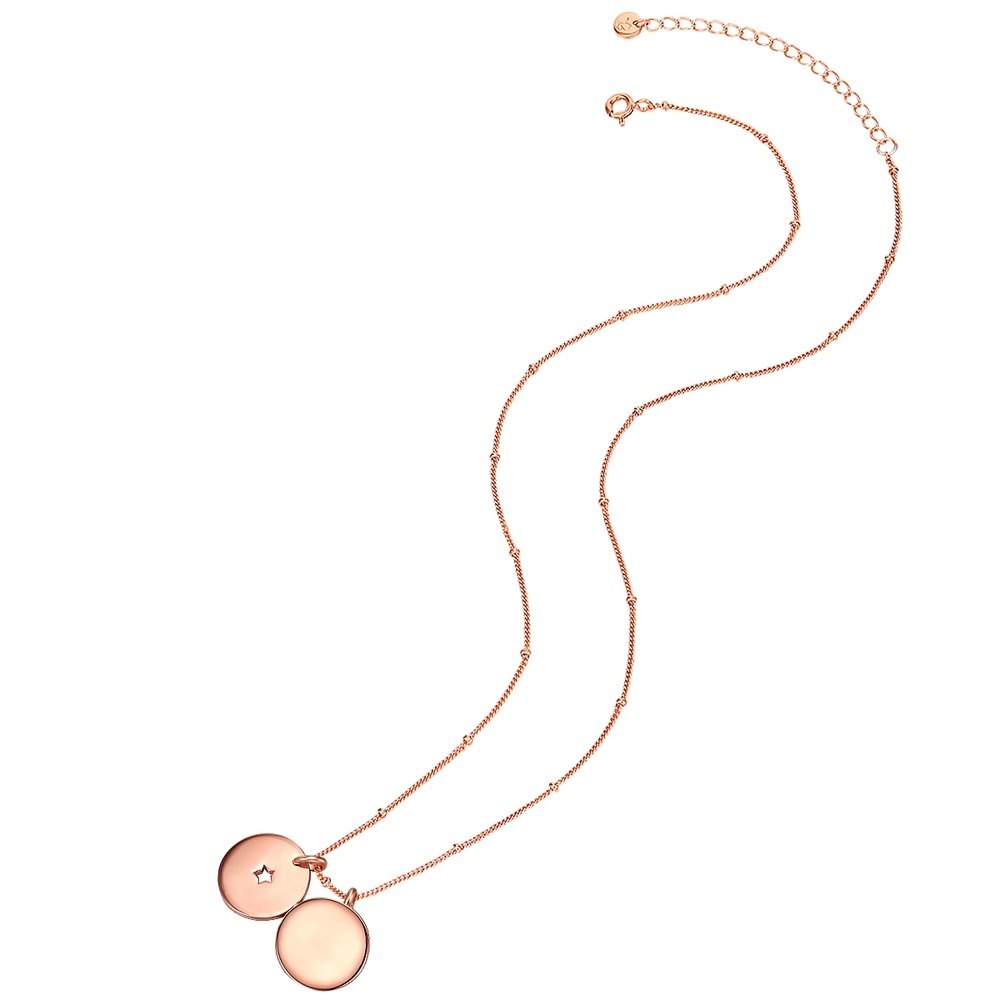 Glanzstücke München Collier en argent Étoilé Argent sterling en Or rose collier