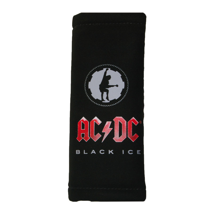 "AC/DC" Gurtpolster, schwarz, 1 Stück - ATU