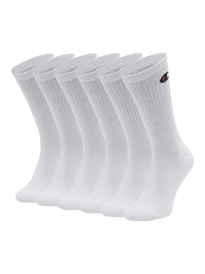 Champion Socken Crew Socks 6pk in White günstig kaufen 35-38