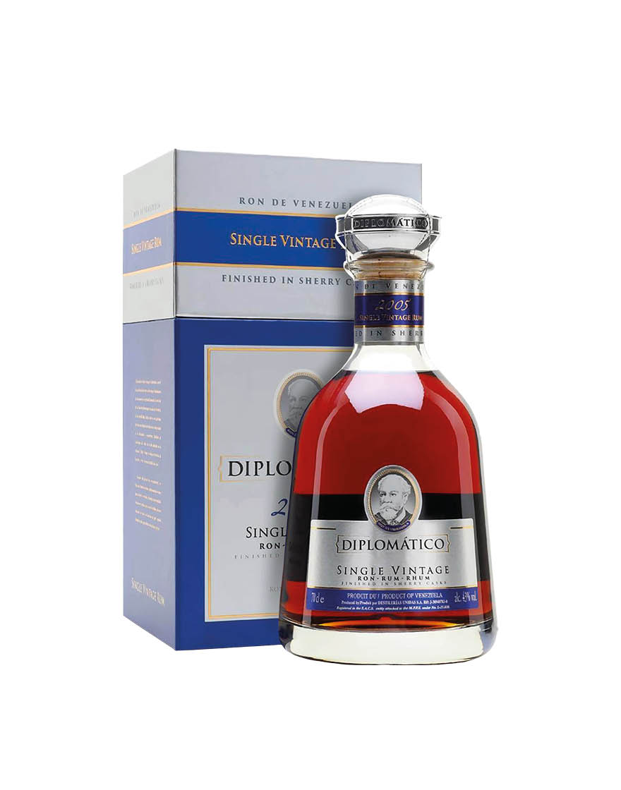 Ron de Venezuela DOC Single Vintage Rum 2007 Diplomatico 0,7 ℓ, En Étui