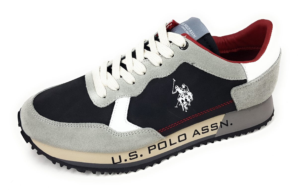 US Polo Cleef002M-BYS1 Grau Gry-BLK01