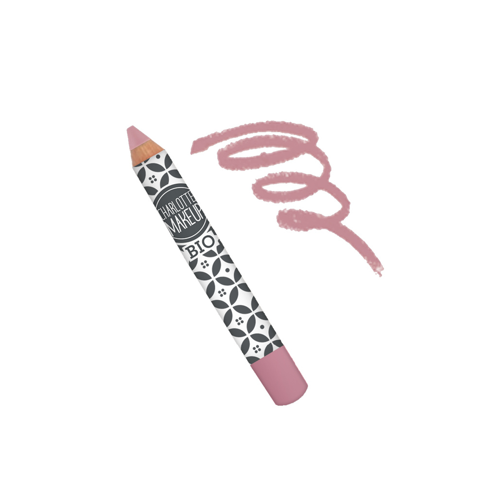 Charlotte Bio Crayons Jumbo Rose Boisé Crayon jumbo