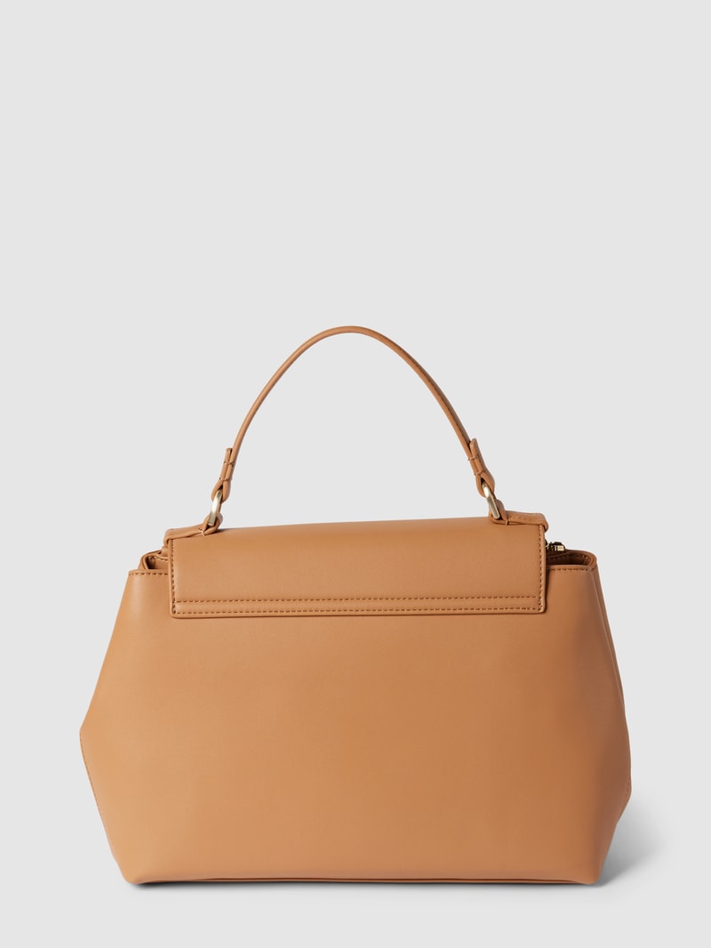 Handtasche mit verstellbarem Schulterriemen in camel