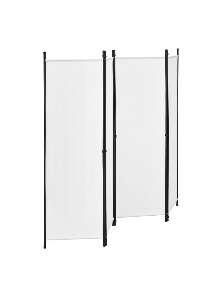 en.casa Raumteiler Huesca - 4-teilig in Beige (H)171cm (B)200cm günstig kaufen onesize