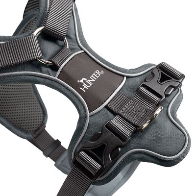 HUNTER Geschirr Divo mit Neoprenpolsterung, grau