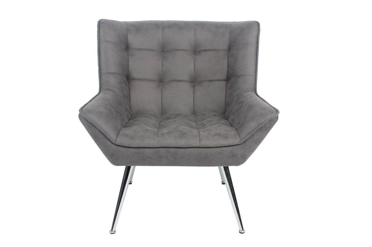 Happy Home Happy Home XXL Sessel Ohrensessel HWP65-GRA grau