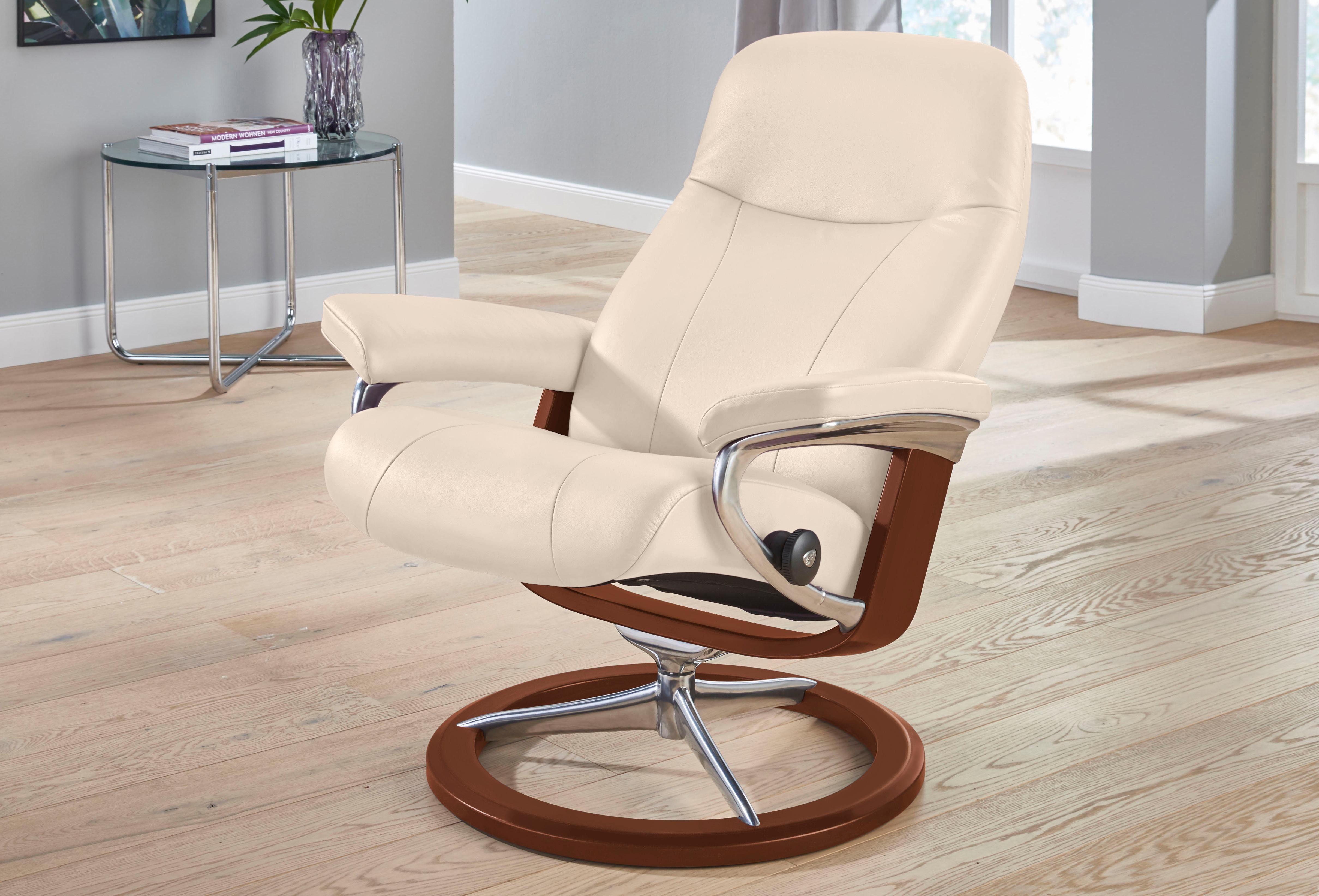 Stressless® Relaxsessel Garda (Set), mit Signature Base, Größe L, Gestell Braun