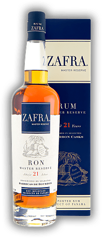 Zafra Master Reserve 21 Years Zafra Master Reserve 21 Years Ein eleganter und luxuriöser Rum. Ein Genuss für Nase und Gaumen. Alter 21 J. - 0,7	 Liter - Vol 40%