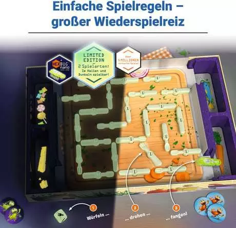 Kakerlakak Glow in the dark - Kinderspiel ab 5 Jahren