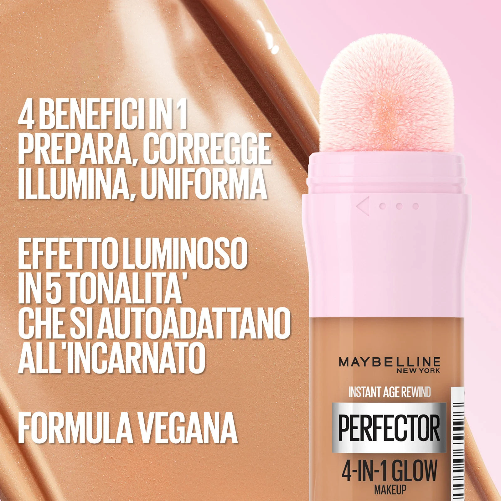 Instant Perfector 4-in-1 Glow Illuminating -meikkivoide ja meikinpohjustusvoide - Nestemäinen meikkivoide, Korostusvärit ja korostusvärit, Meikinpohjustus