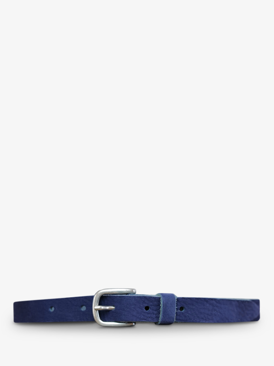LaCeinture Magnifique Nubuck - 20mm - Bleu Électrique