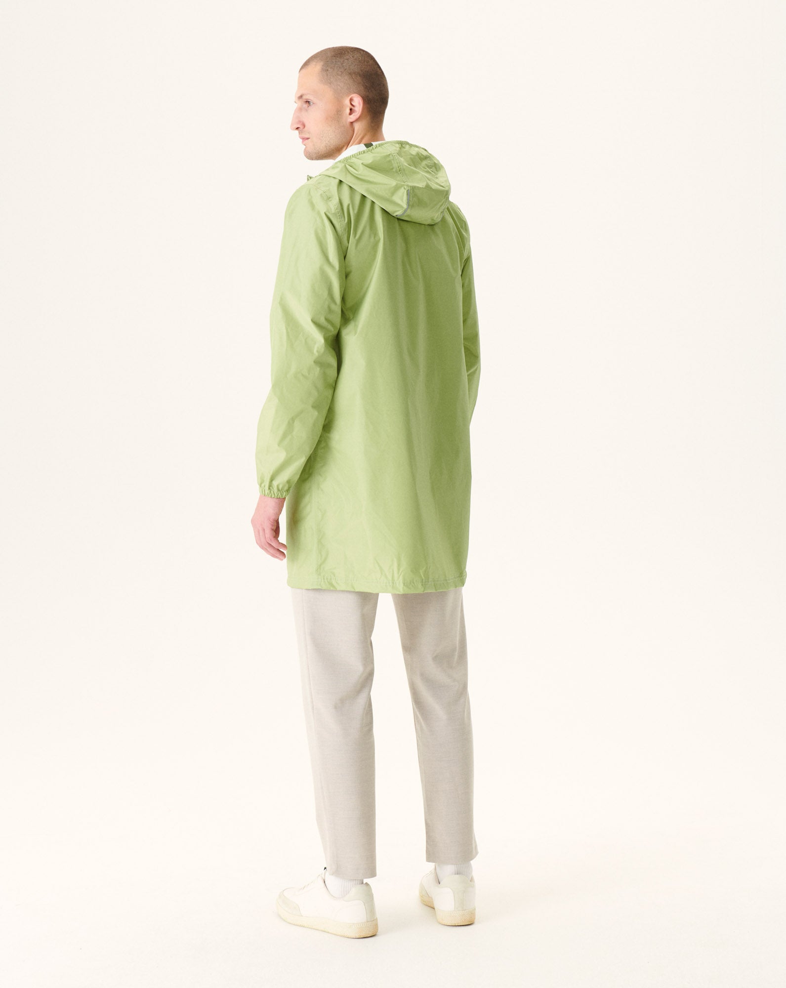 Imperméable long paquetable Kaki clair Stockholm
