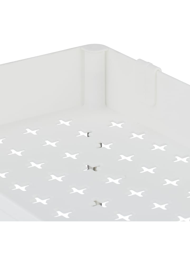 relaxdays 2 x Unter Waschbecken Regal in Weiß - (B)40 x (H)32 x (T)22 cm günstig kaufen onesize