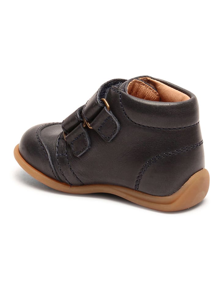 bisgaard Leder-Lauflernschuhe in Dunkelblau günstig kaufen