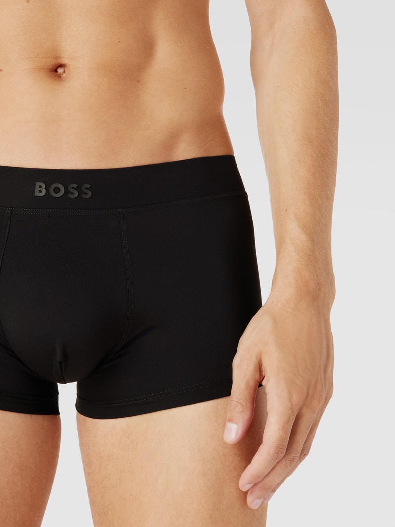 Trunks mit Label-Print Modell 'Energy' in schwarz