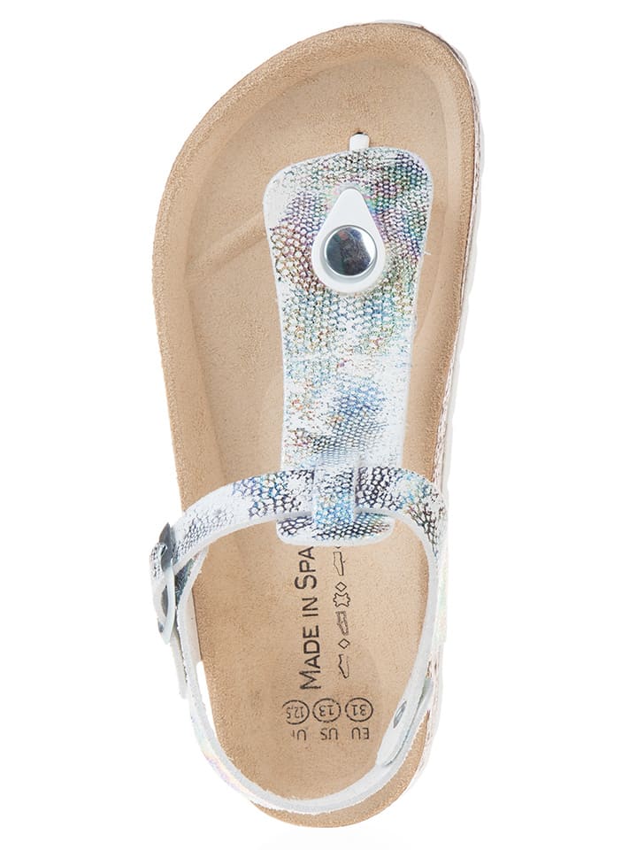 BIO PINGÜIN Sandalen in Silber günstig kaufen