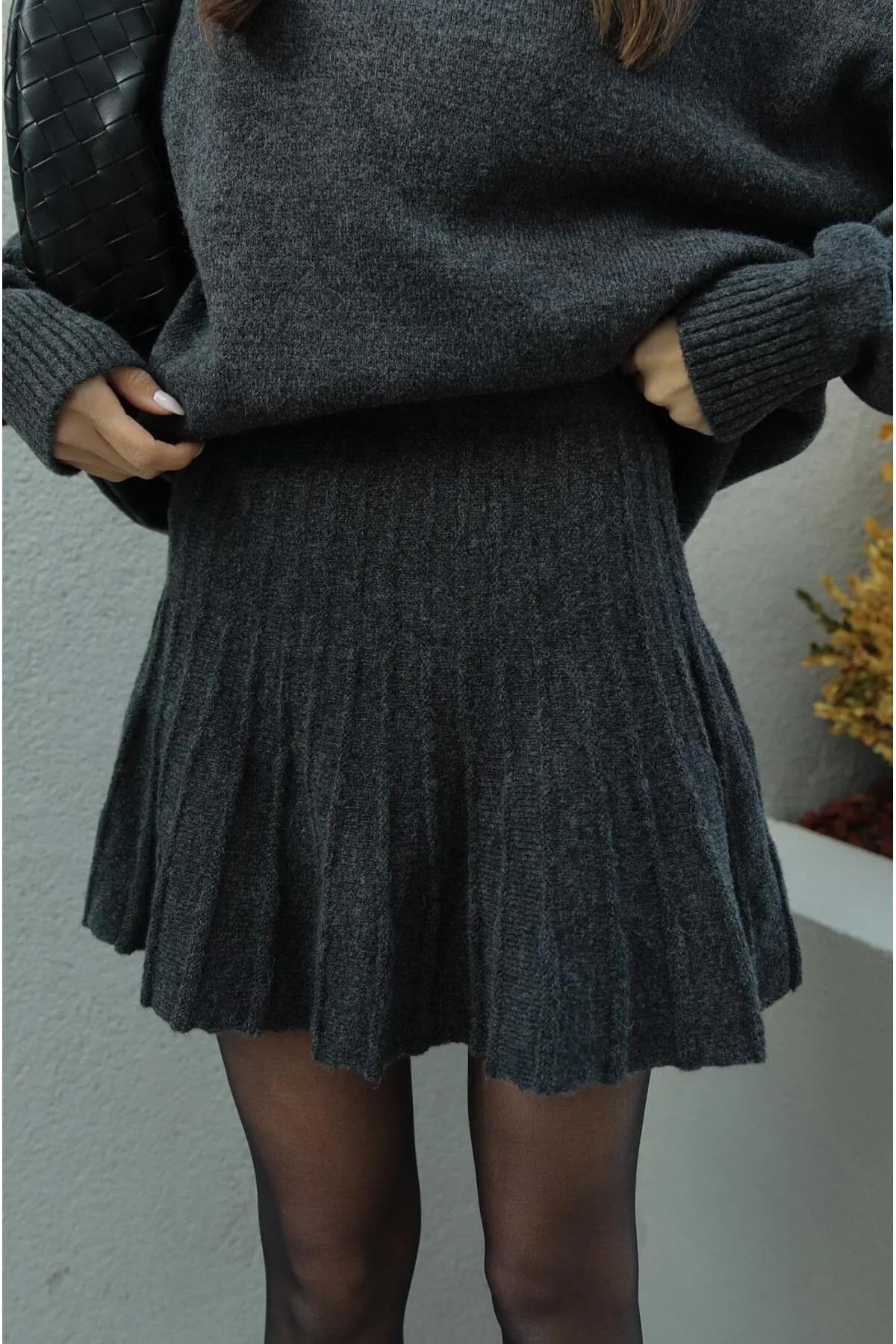Mooi Butik  Zweiteiler - Grau - Regular Fit