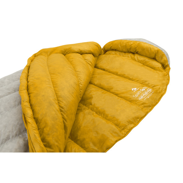SPARK SPIII - REGULAR LIGHT GREY / YELLOW - Daunenschlafsack