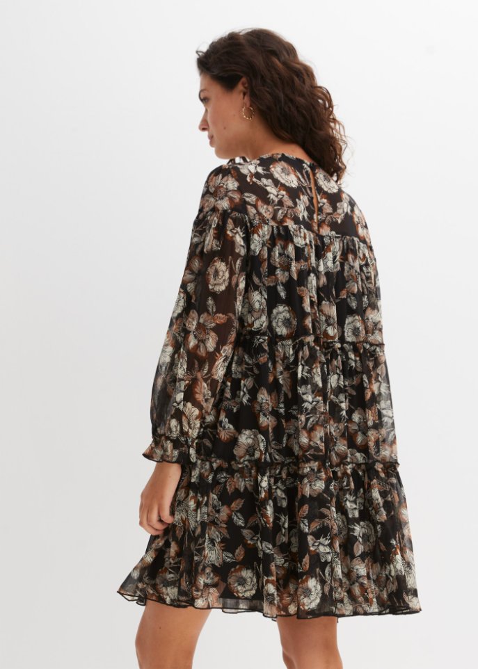Kleid mit Volants