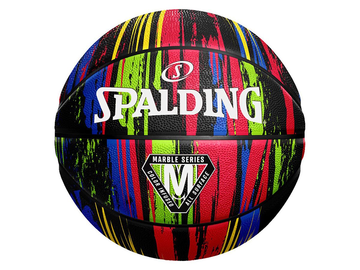 Spalding Marmor Regenbogen Größe 7 Basketball