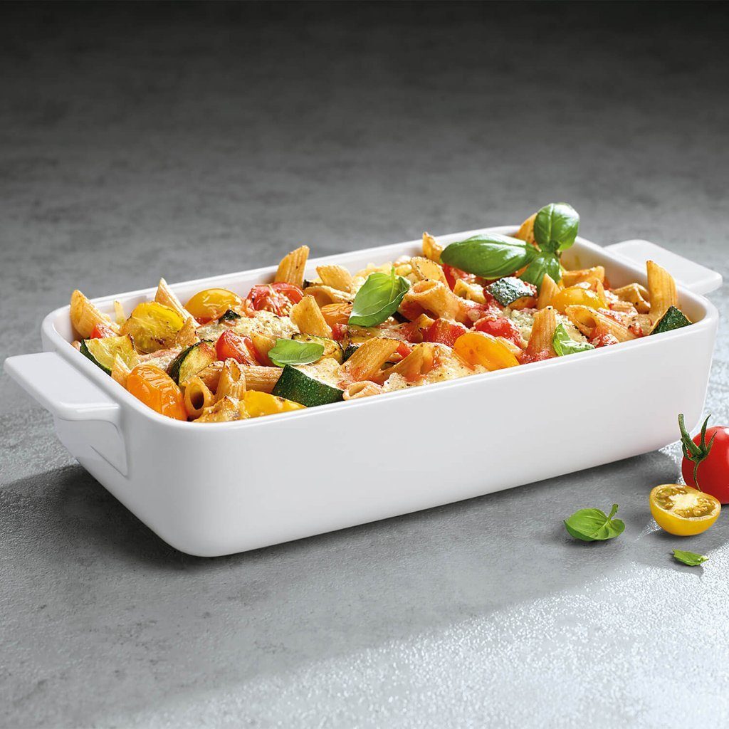 Villeroy & Boch Auflaufform Clever Cooking rechteckige Backform 24 x 14 cm, Porzellan, (1-St)