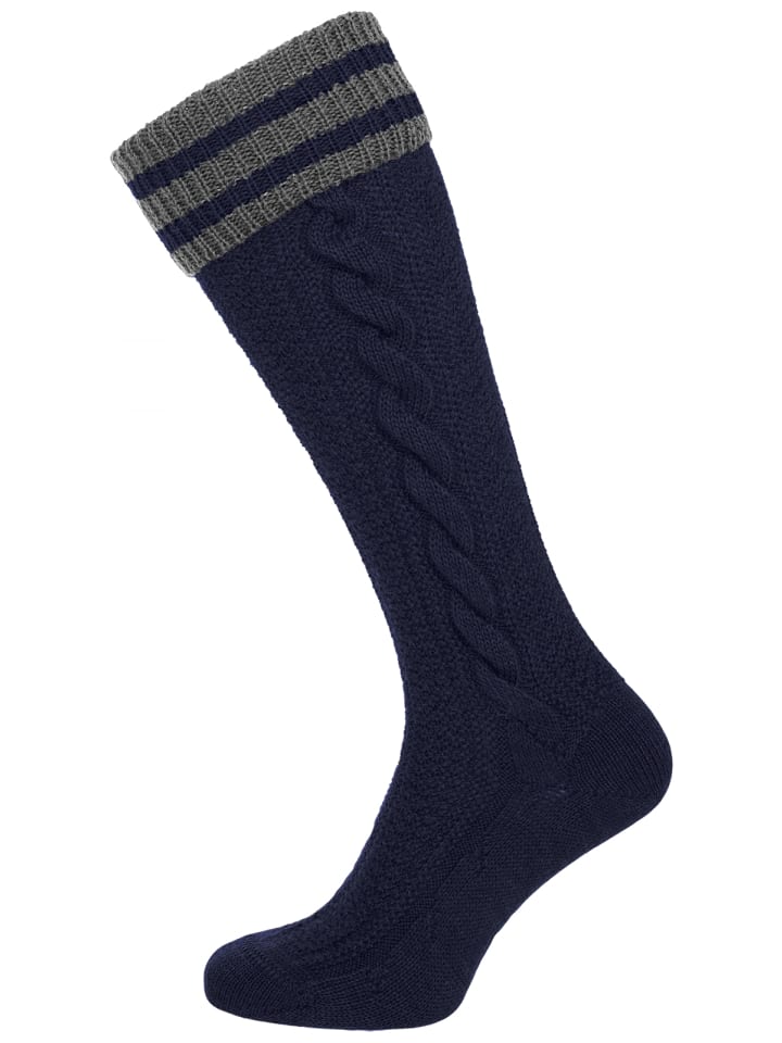 Lusana Kniestrümpfe L8995R-652 in marine günstig kaufen
