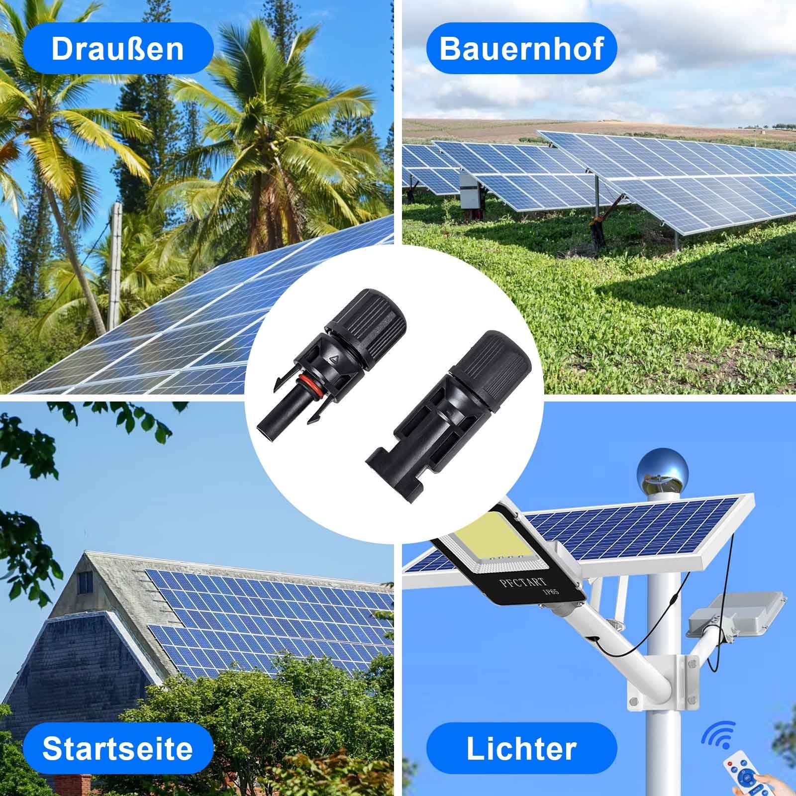 PFCTART Solarmodul MC4 Solarstecker,Stecker, Anschluss, Abdichtung, 5 Paare, (5-St)
