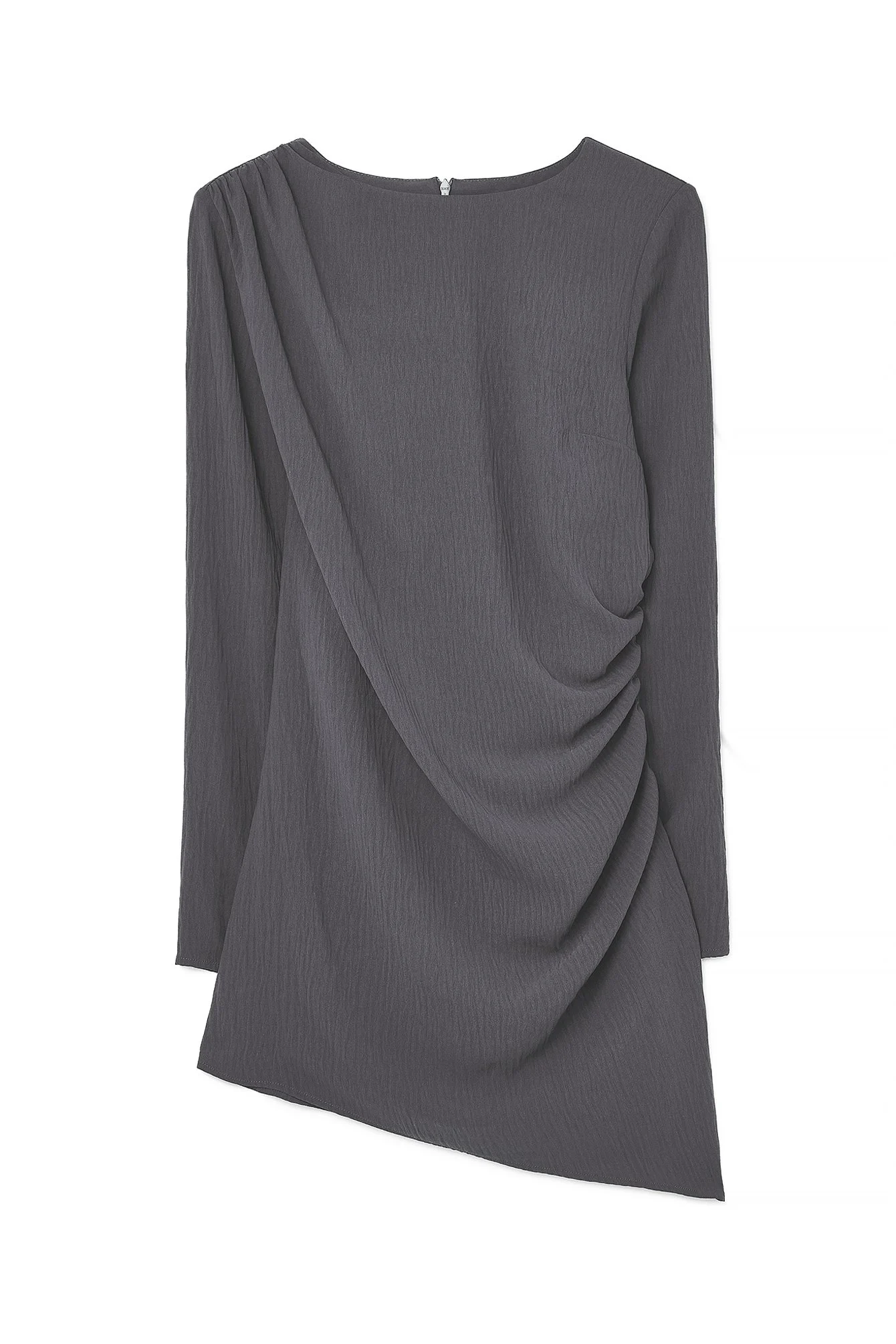 Gerafftes Minikleid mit markierter Taille