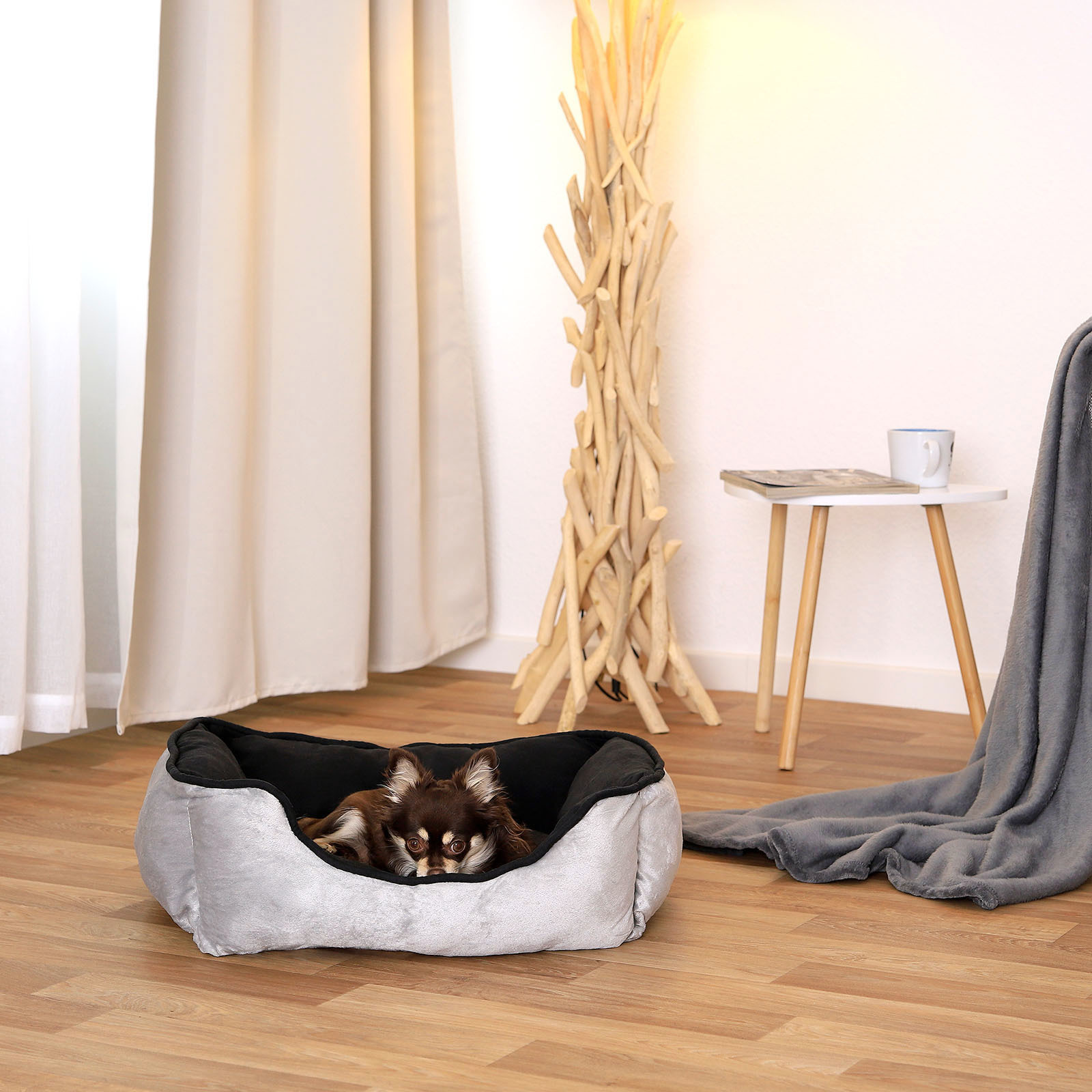 Lionto Hundebetten Lionto 2-in-1 Hundebett Hundekissen S