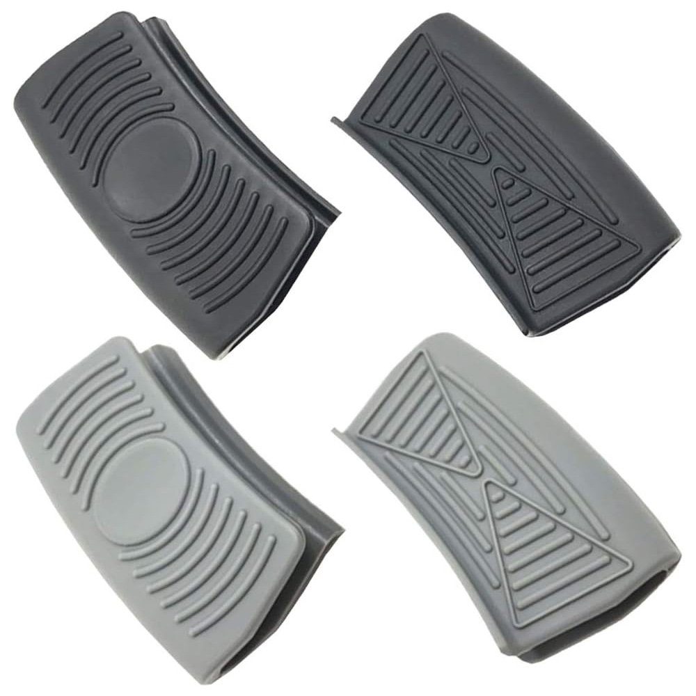 Tian Dee Topfhandschuhe 2 Paar Silikon Topflappen Griffhalter Handclip Haltbarer Topfgriff