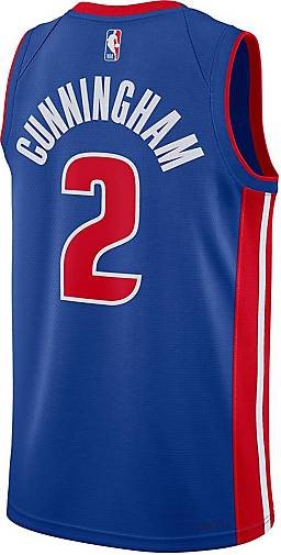 Nike Performance Herren Basketballtrikot NBA DETROIT PISTONS CUNNINGHAM CADE ICON EDITION 2022/23