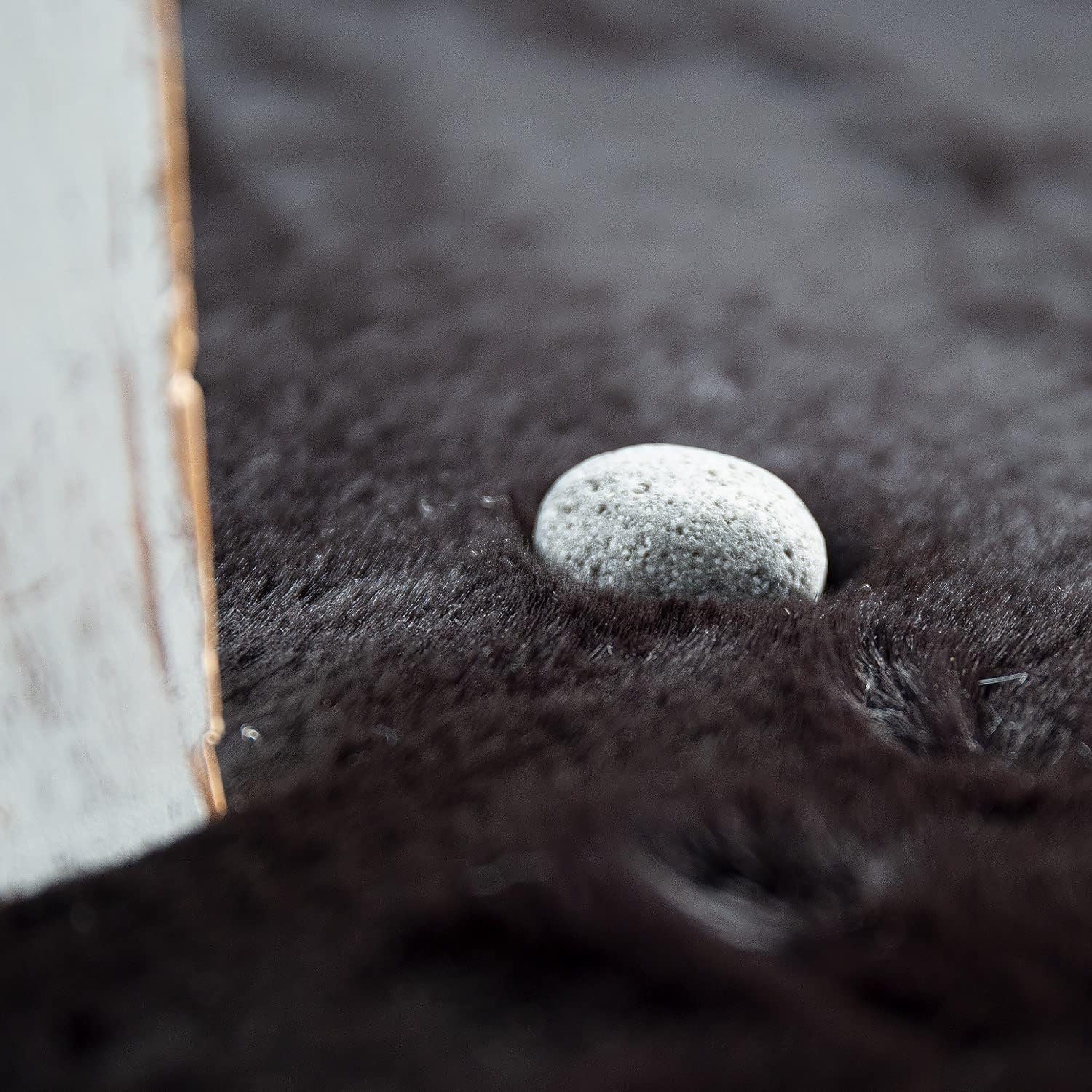 Fellteppich RABBIT, TEPPIA, Rechteck, Höhe: 25 mm, Kunstfell, Kaninchenfell-Haptik, ein echter Kuschelteppich, Uni-Farben