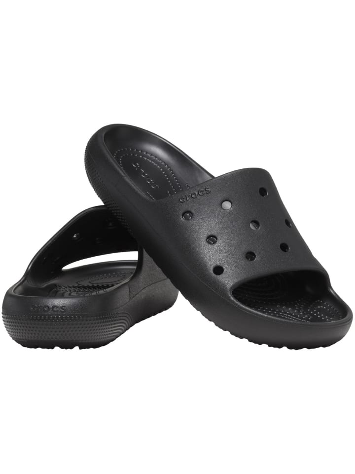 Crocs Freizeitschuhe Classic Slide in schwarz günstig kaufen