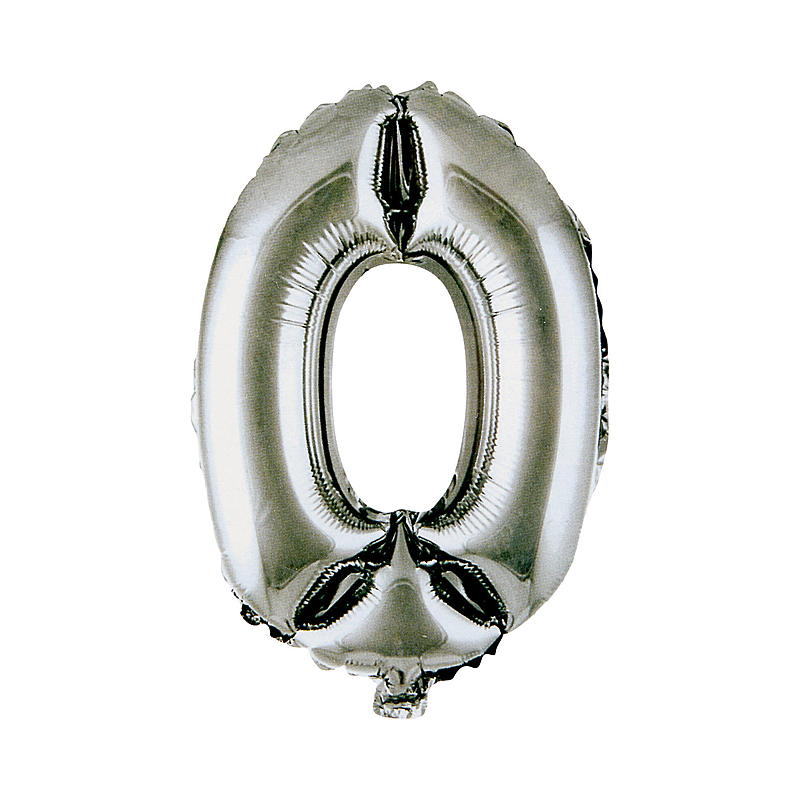 Giform Folieballong m/nummertall 0 1 stk h 81 cm