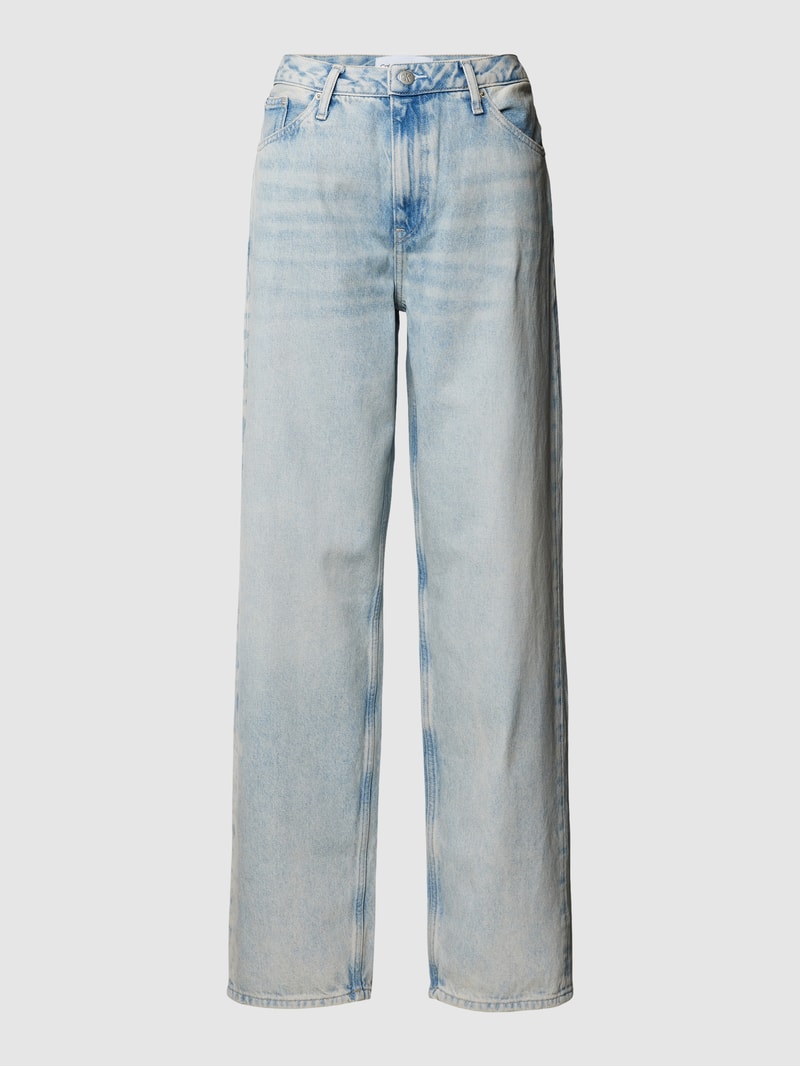 Straight Leg Jeans im 5-Pocket-Design Modell '90 S STRAIGHT' in hellblau