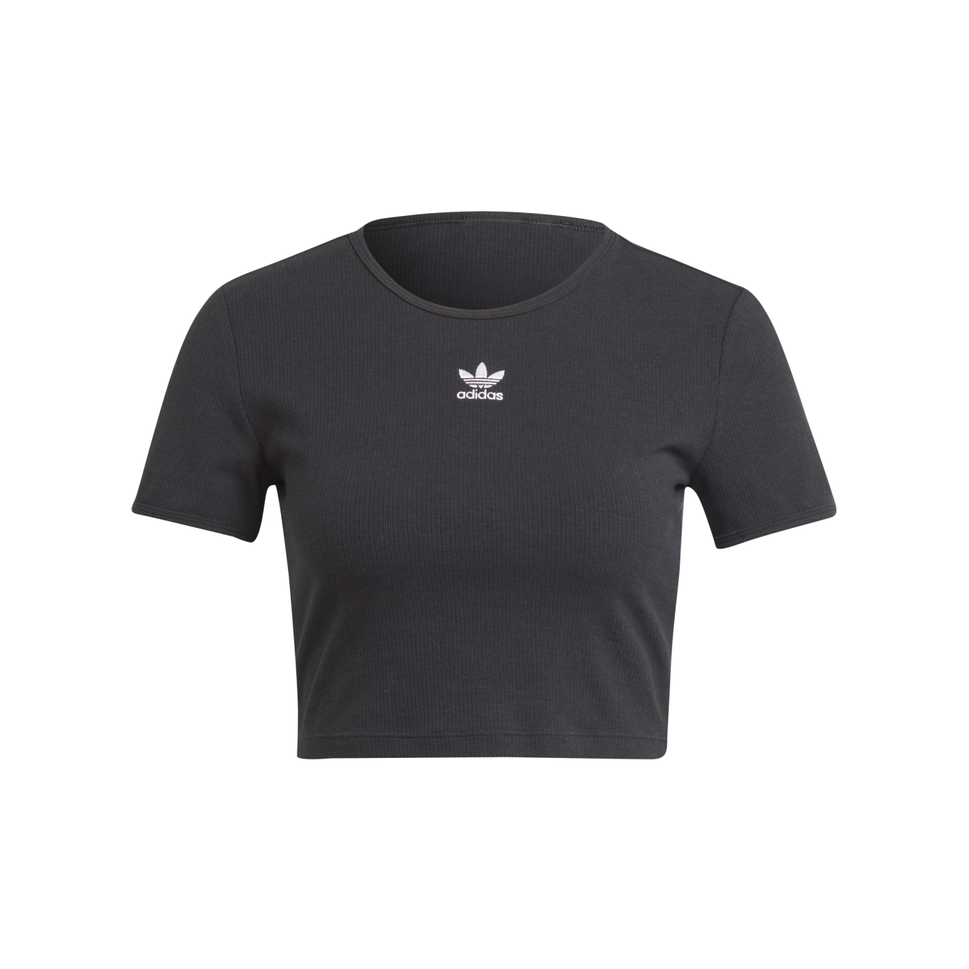 adidas RIB T-Shirt Damen Schwarz