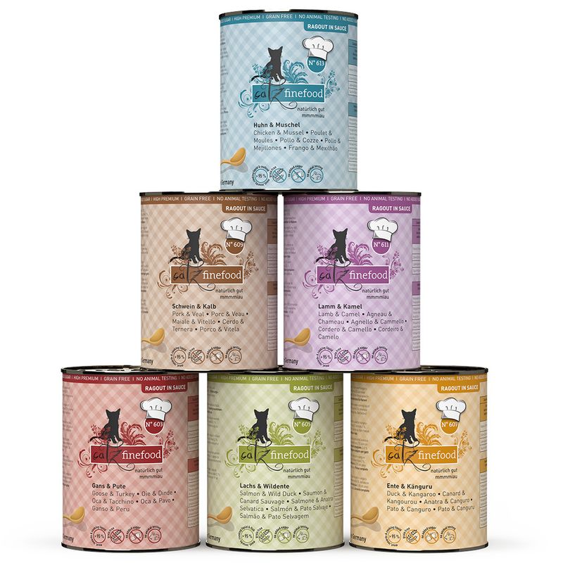 Sparpaket catz finefood Ragout 24 x 380 g zu TOP-Preisen | bitiba
