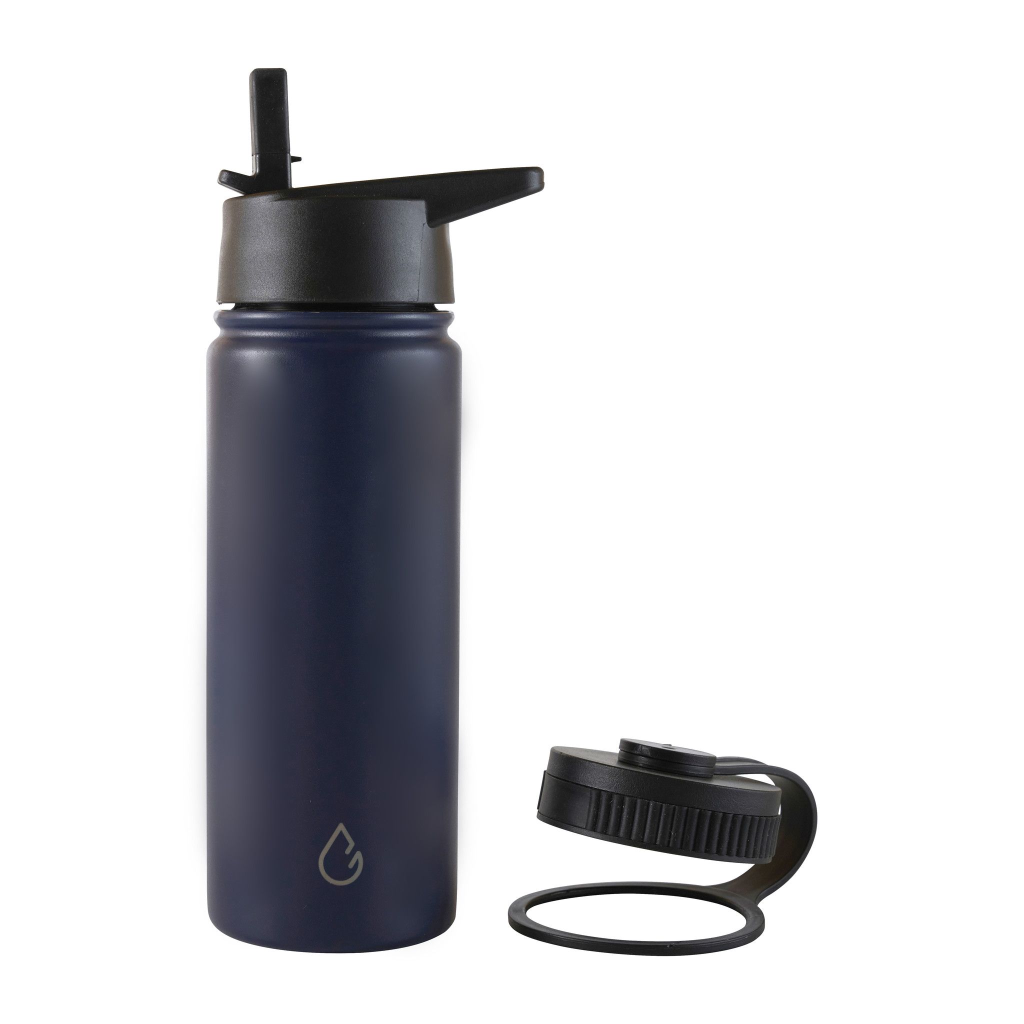 Wattamula PRO Öko Edelstahl 530-ml-Wasserflasche mit extra Sportverschluss