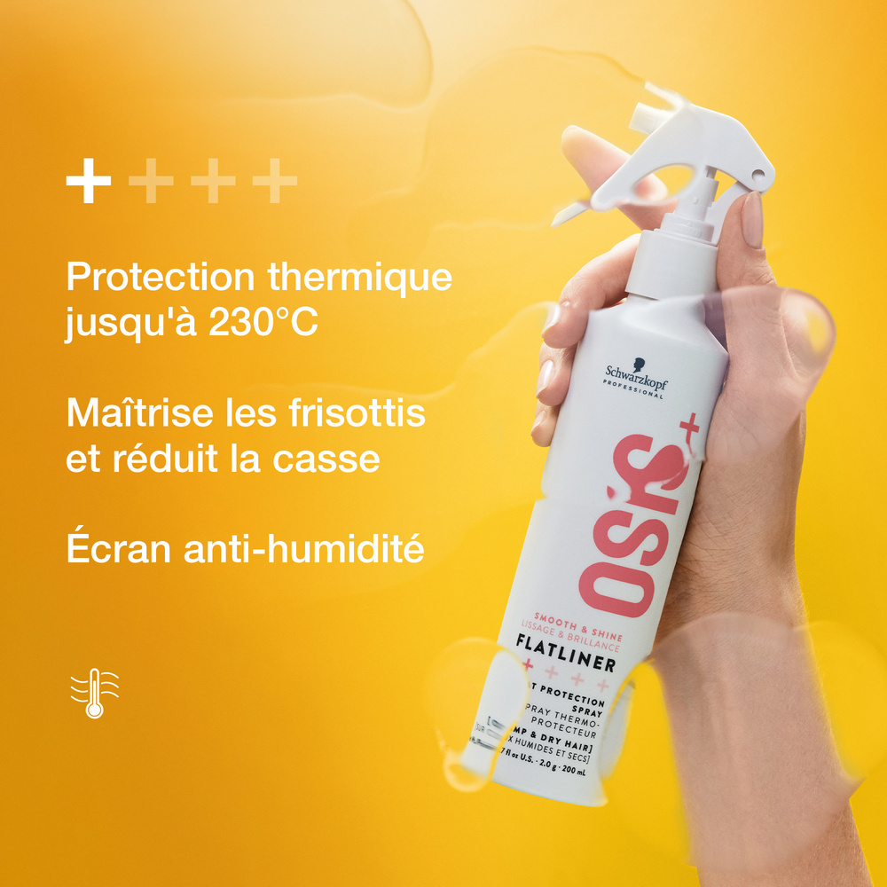 schwarzkopf professional OSIS+ Flatliner 200ml Spray thermoprotecteur