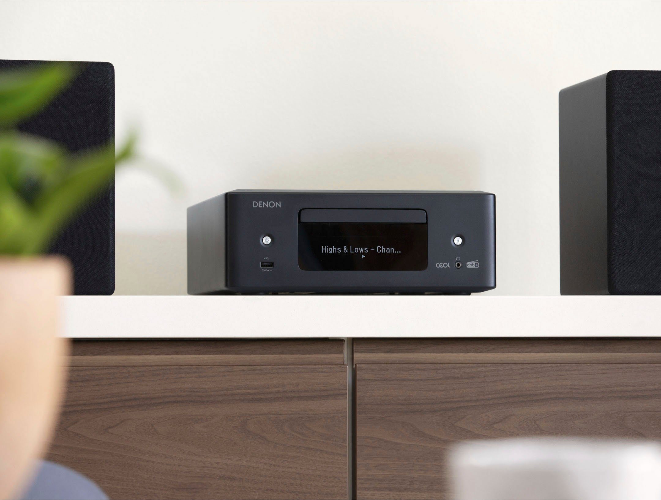 Denon CEOL N12DAB Stereoanlage (Digitalradio (DAB), FM-Tuner, UKW mit RDS, 130 W)
