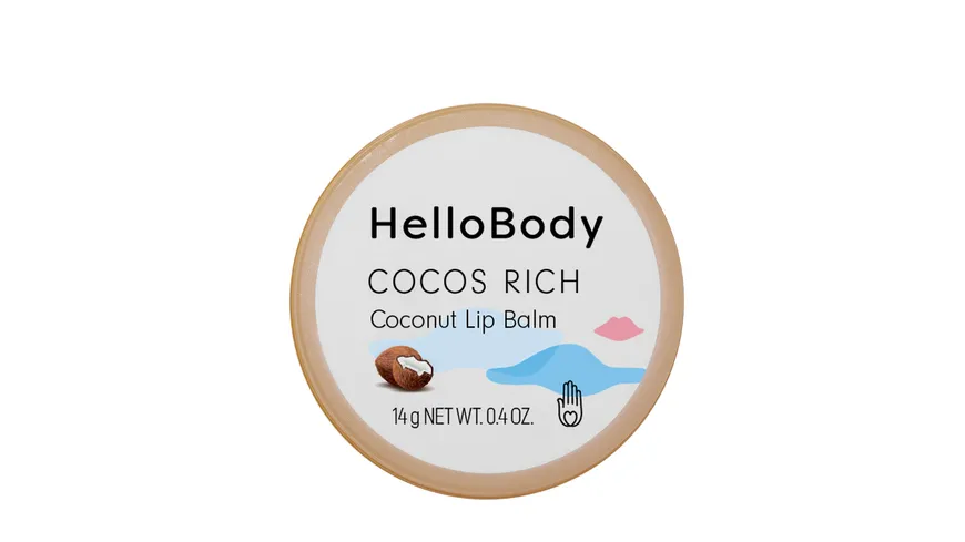 HelloBody Lippenbalsam Cocos Rich 15 ml