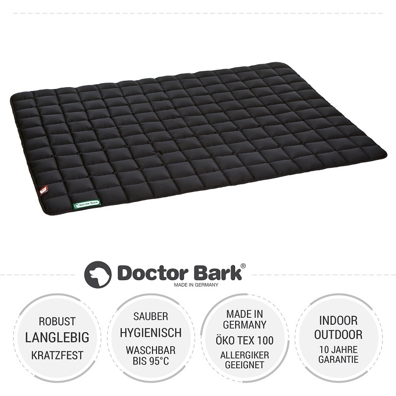 Doctor Bark Hundedecken Doctor Bark Liegedecke schwarz XXL