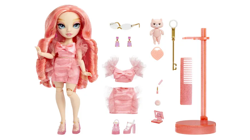 Rainbow High New Friends Fashion Doll - Pinkly Page (Pink)
