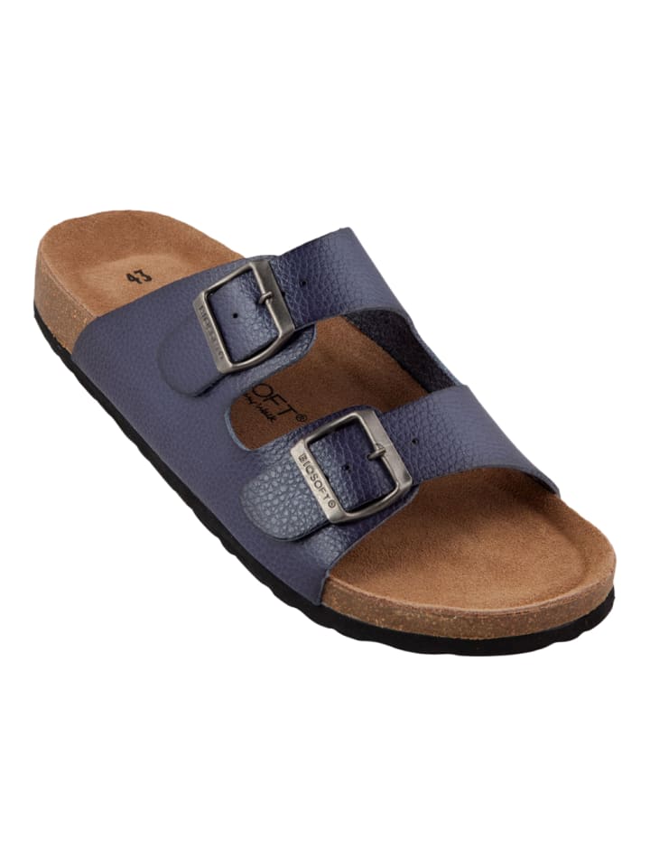 BIOSOFT Sandalen Herrensandale in Blau günstig kaufen