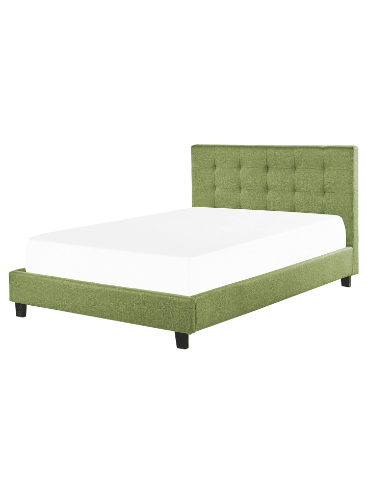 Beliani Doppelbett LA ROCHELLE in Grün - (W) 170 x (H) 109 x (L) 218 cm günstig kaufen onesize