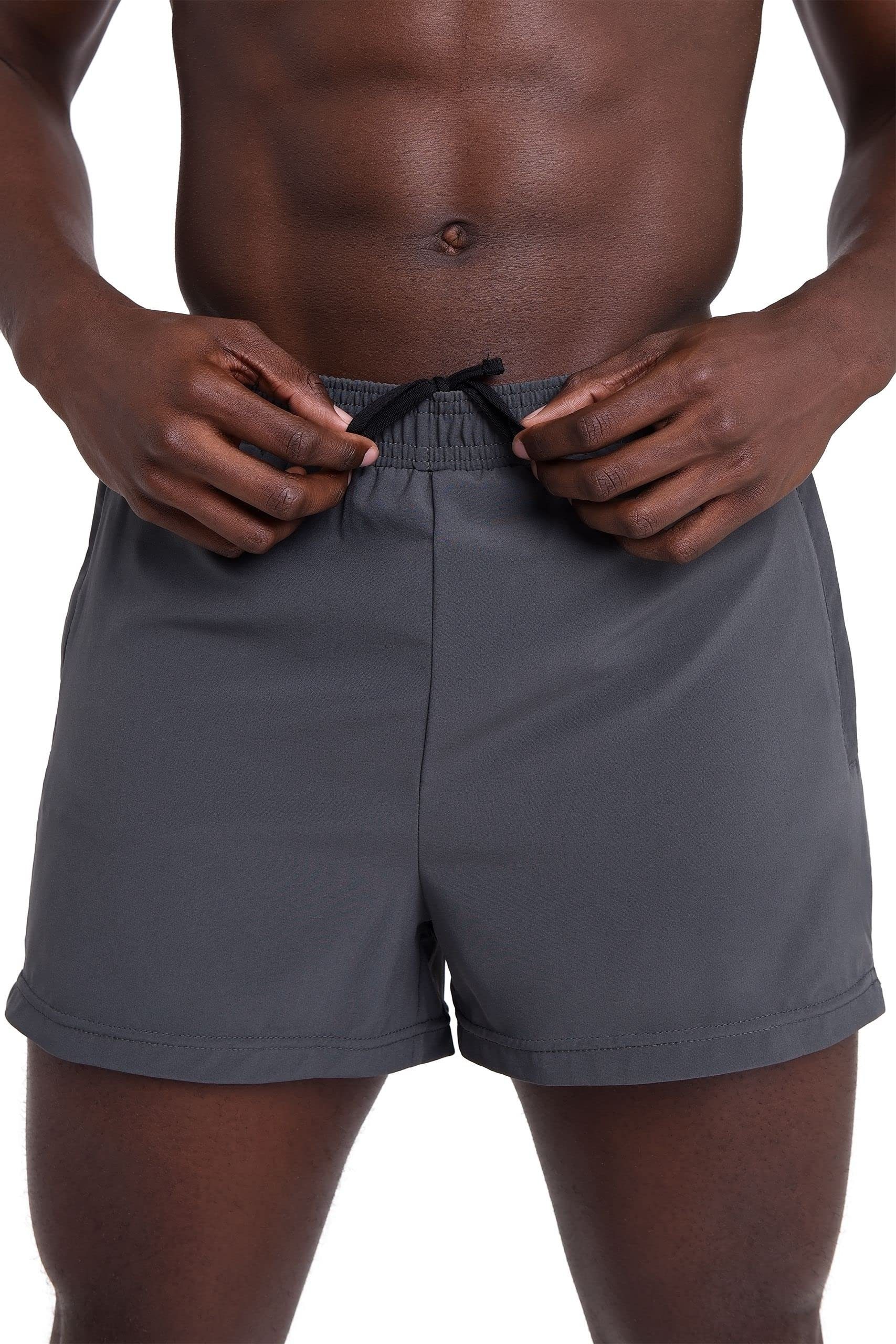 TCA Trainingsshorts TCA Herren Netzgewebe Short - Dunkelgrau