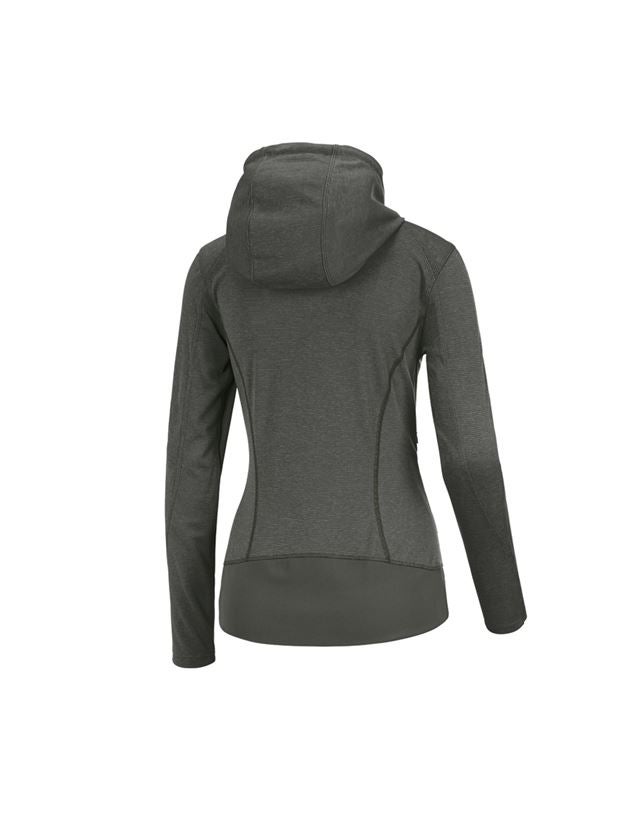 e.s. Funktions Kapuzenjacke stripe, Damen